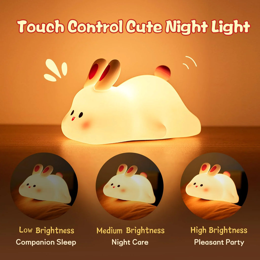 Dazzlefinds™ Rabbit Silicone Lamp – Dazzle Finds™