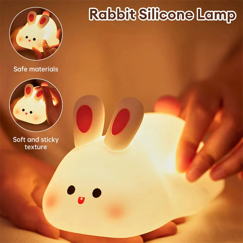 Dazzlefinds™ Rabbit Silicone Lamp