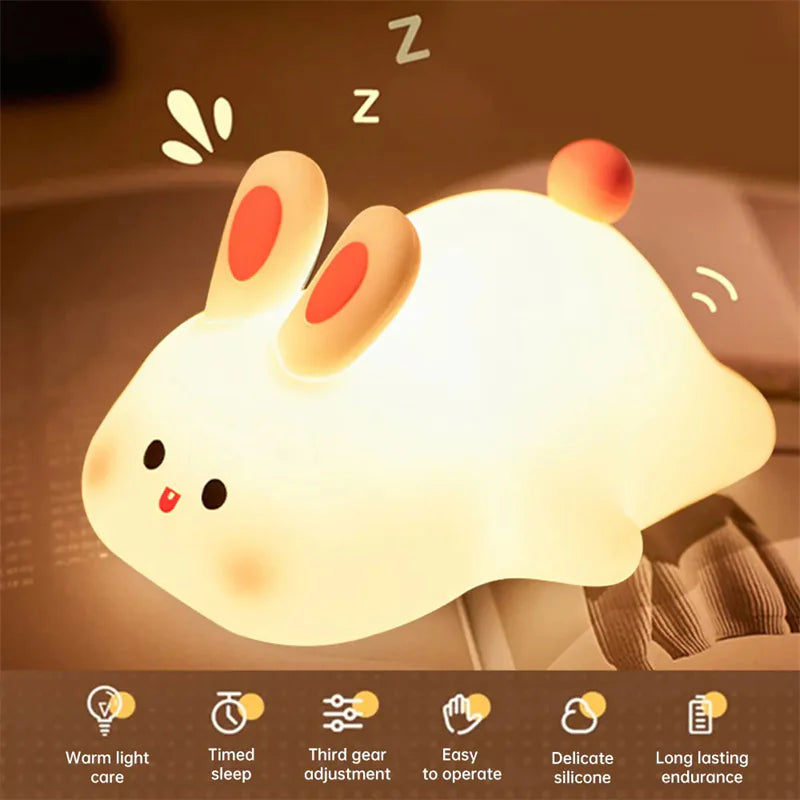 Dazzlefinds™ Rabbit Silicone Lamp